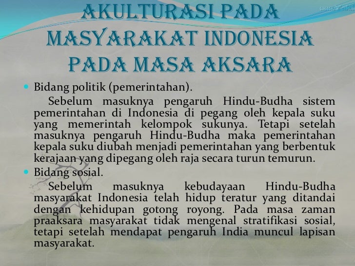 Sejarah tradisi indonesia