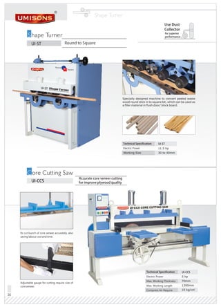 Manufacturing of Finger and Frame Corner Jointer, Dust Collectors, All ...