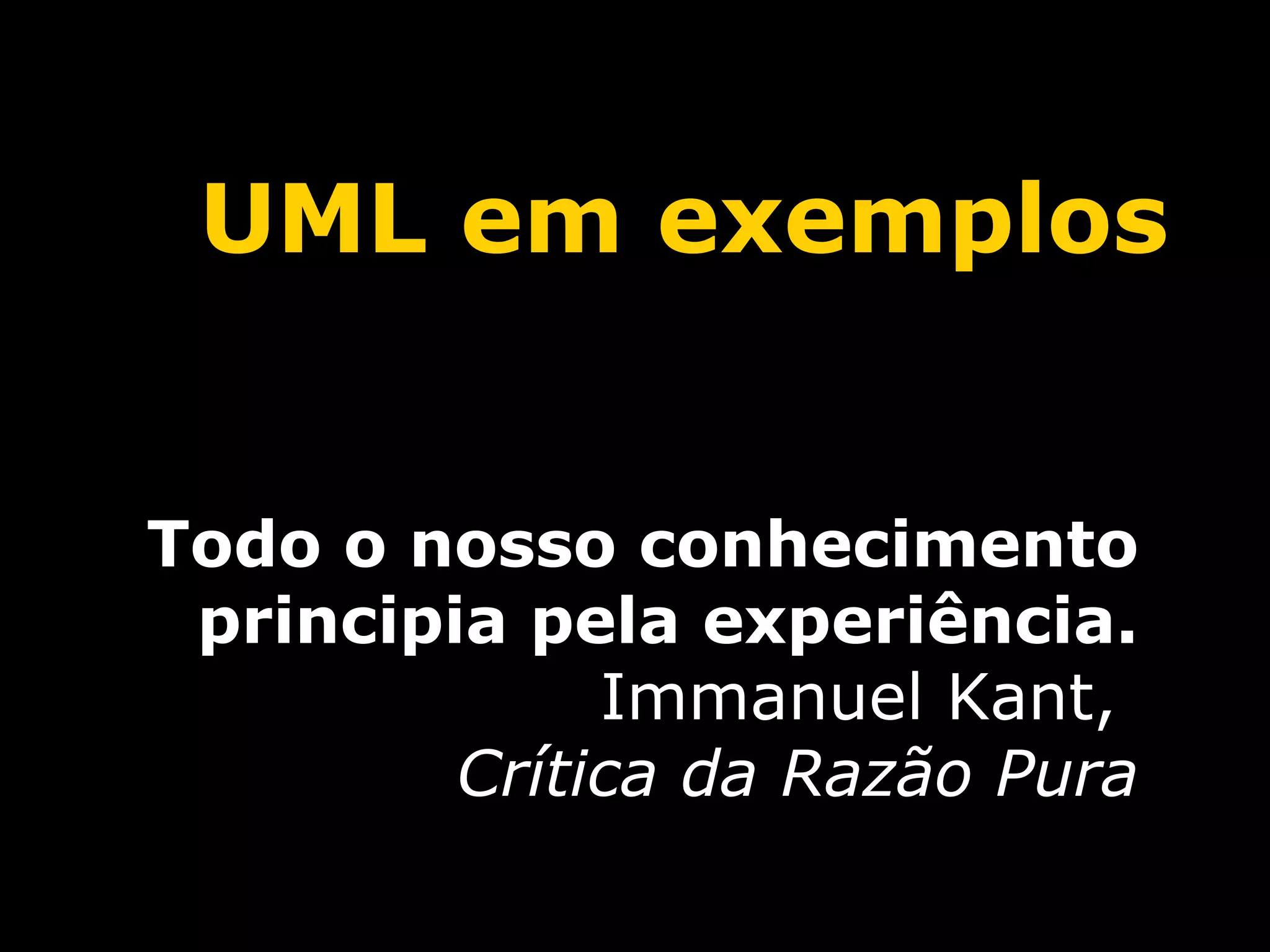 UML em exemplos 