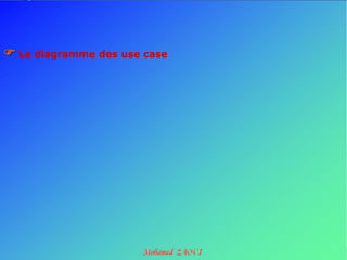  Le diagramme des use case
 