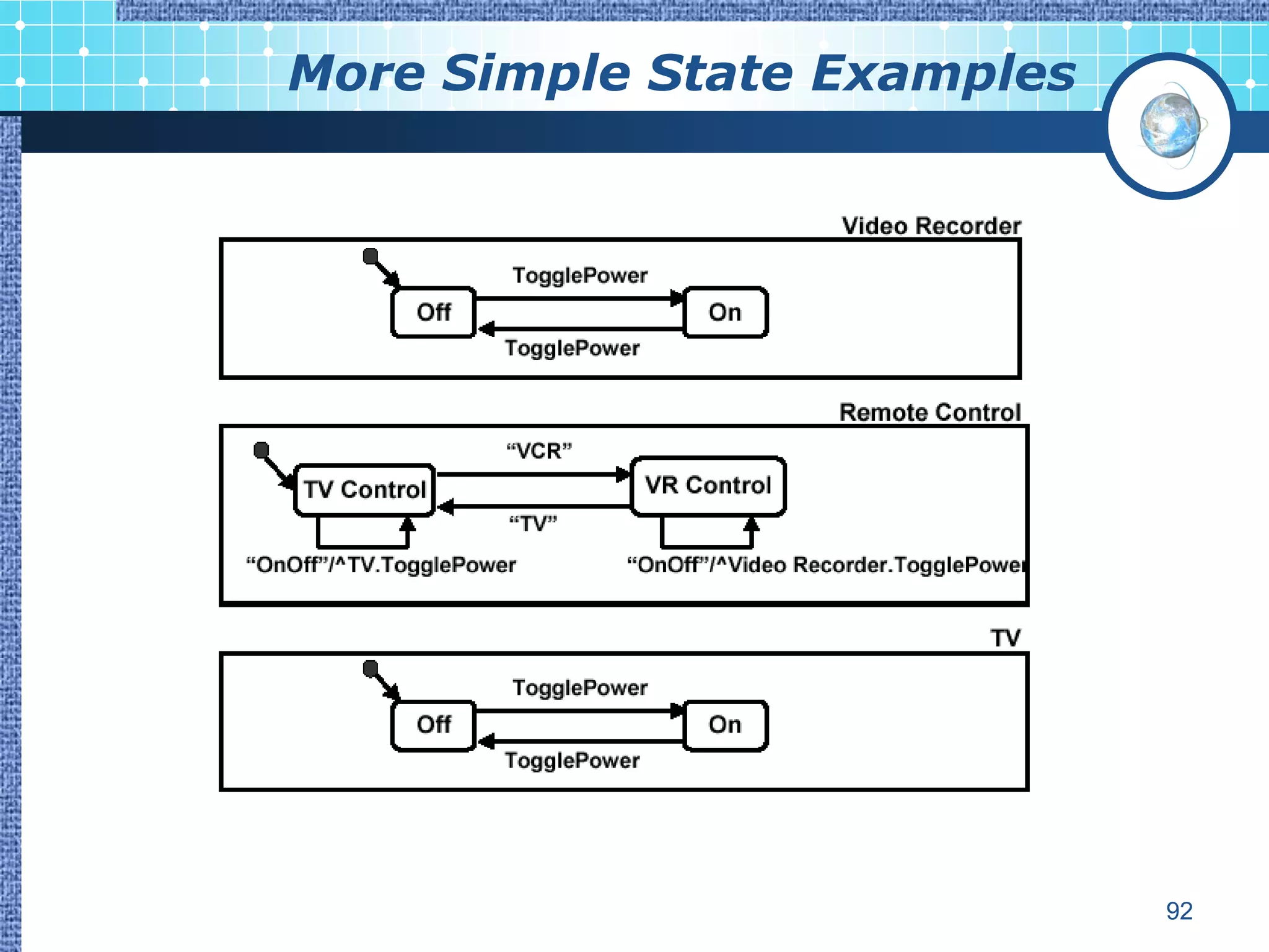More Simple State Examples




                             92
 