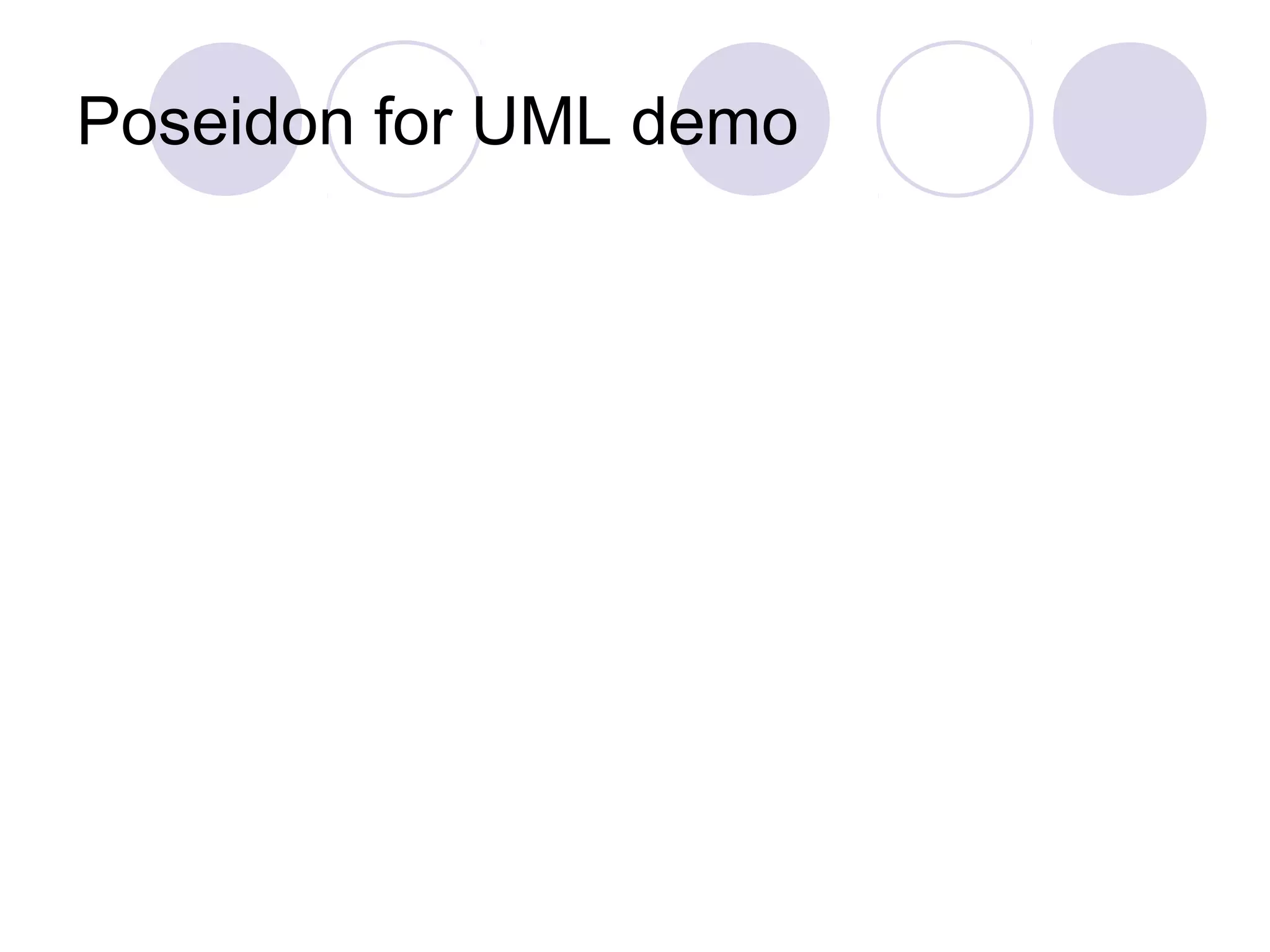 Poseidon for UML demo
 