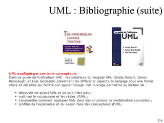 UML : Bibliographie (suite) 