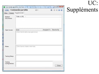 UC: Suppléments 