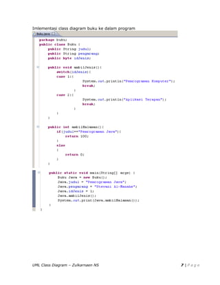 Uml class-diagram | PDF