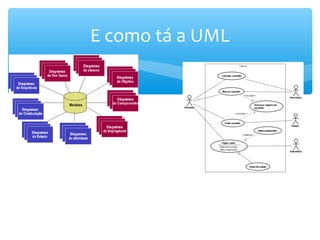 E como tá a UML
 