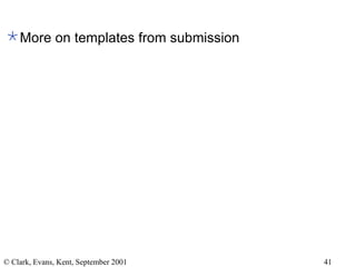 More on templates from submission 
