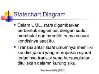 Statechart Guard Uml 1 2-3 praktikum rec | PPT