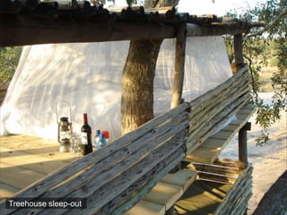 Treehouse sleep-out
 