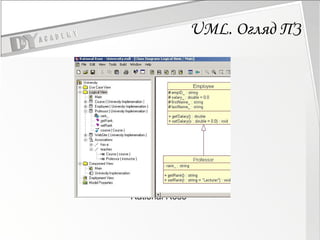 UML.  Огляд ПЗ Rational Rose 