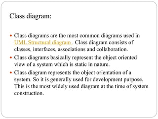 Uml structural diagrams | PPTX