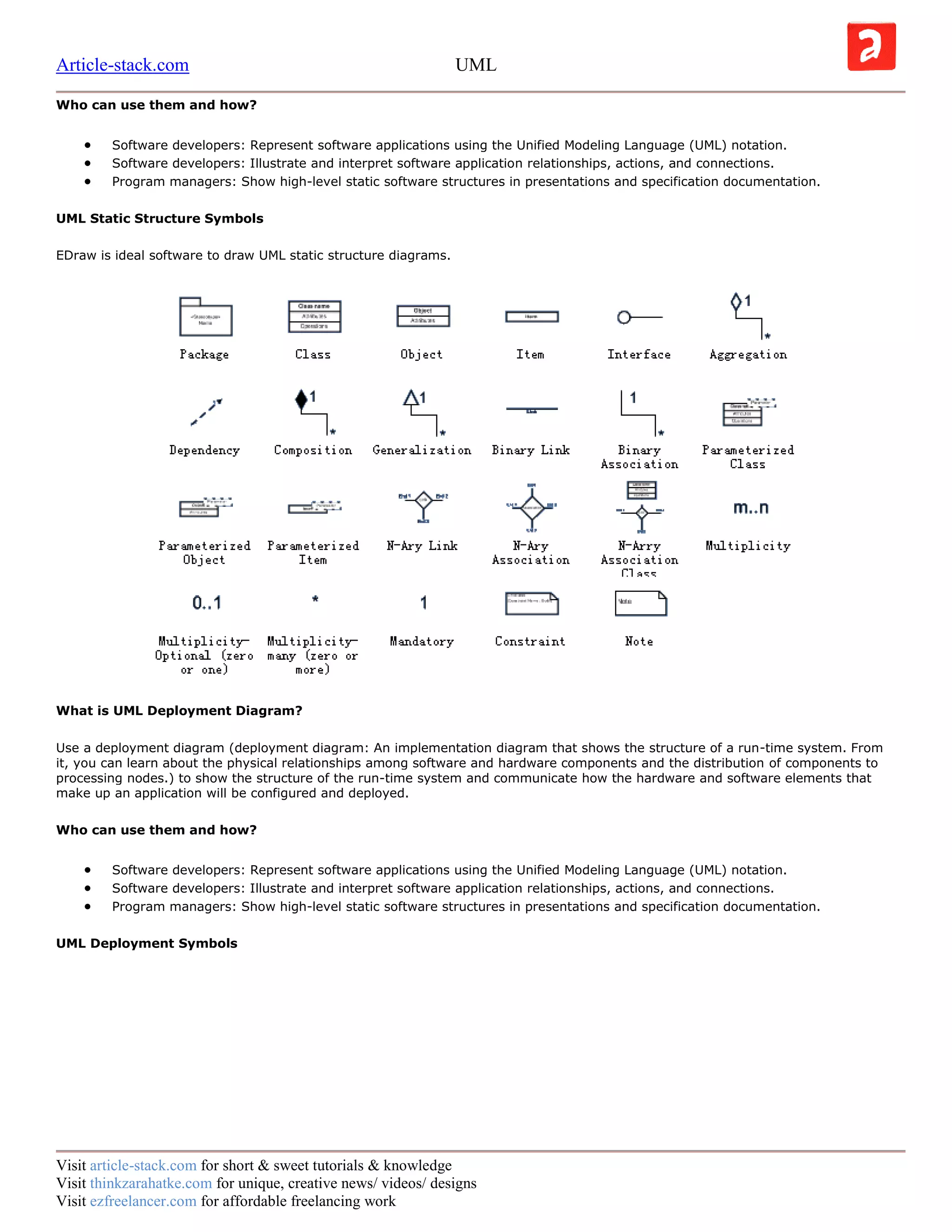 Uml types pdf