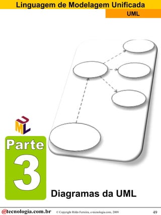 Linguagem de Modelagem Unificada
                                                               UML




        Diagramas da UML
          © Copyright Rildo Ferreira, e-tecnologia.com, 2009         49
 