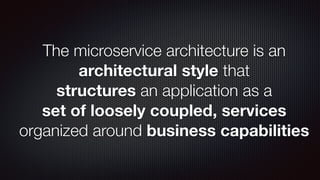 RedisConf17 - A pattern language for microservices - Chris Richardson | PDF