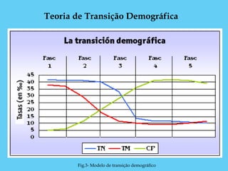 Teoria de Transição Demográfica




       Fig.3- Modelo de transição demográfico
 