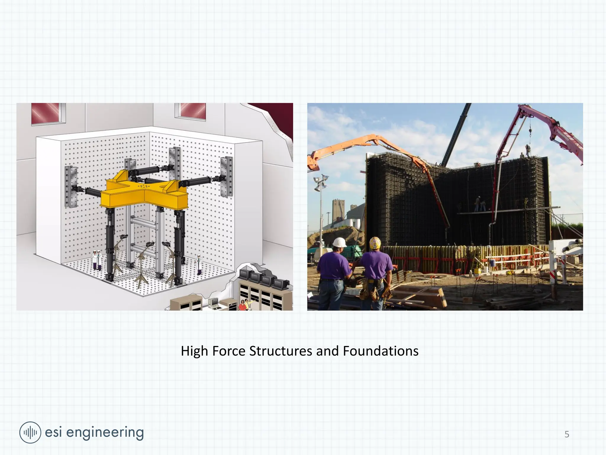 5
High Force Structures and Foundations
 