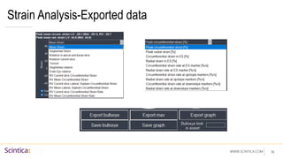 WWW.SCINTICA.COM
Strain Analysis-Exported data
36
 