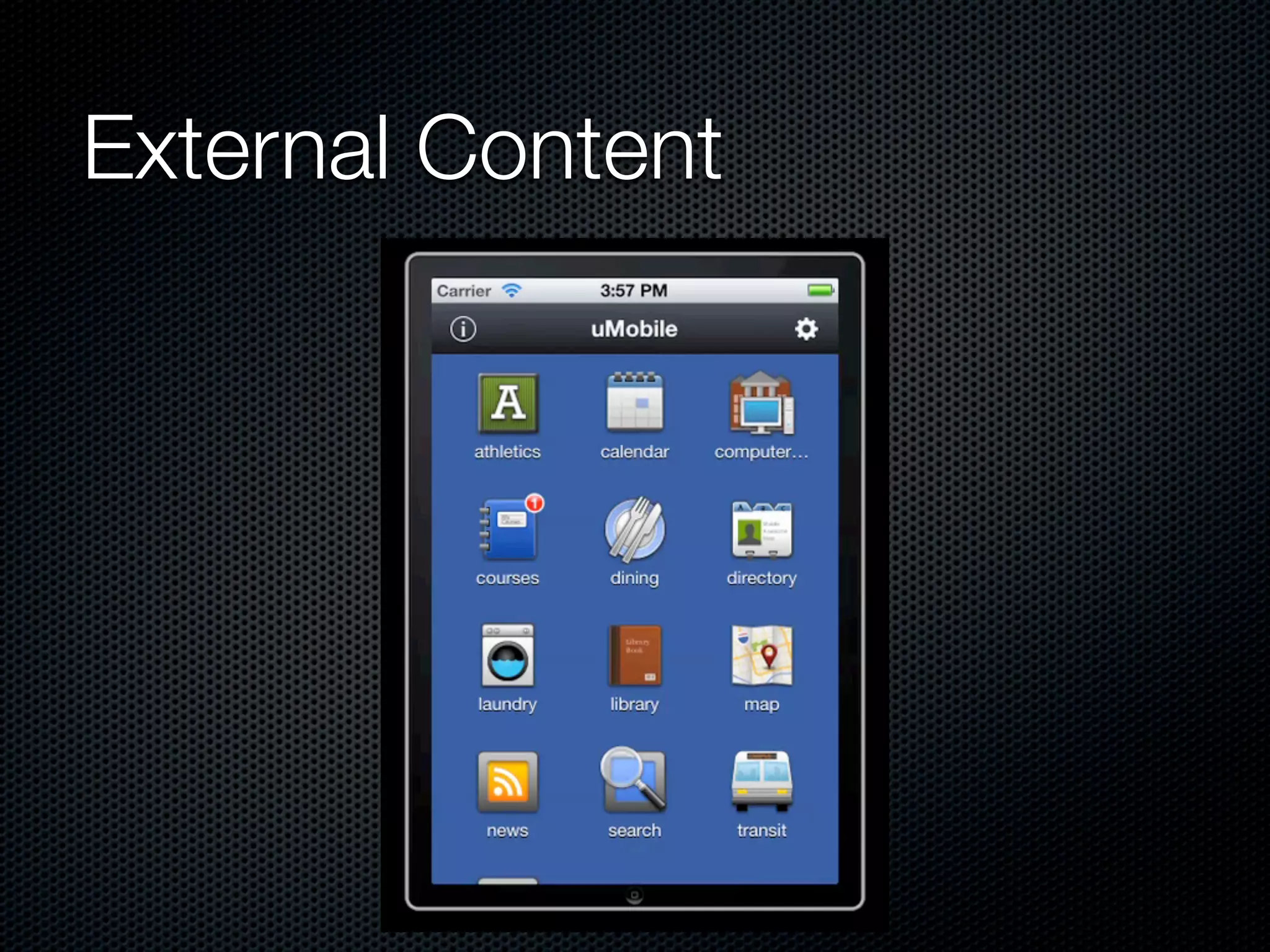 External Content
 