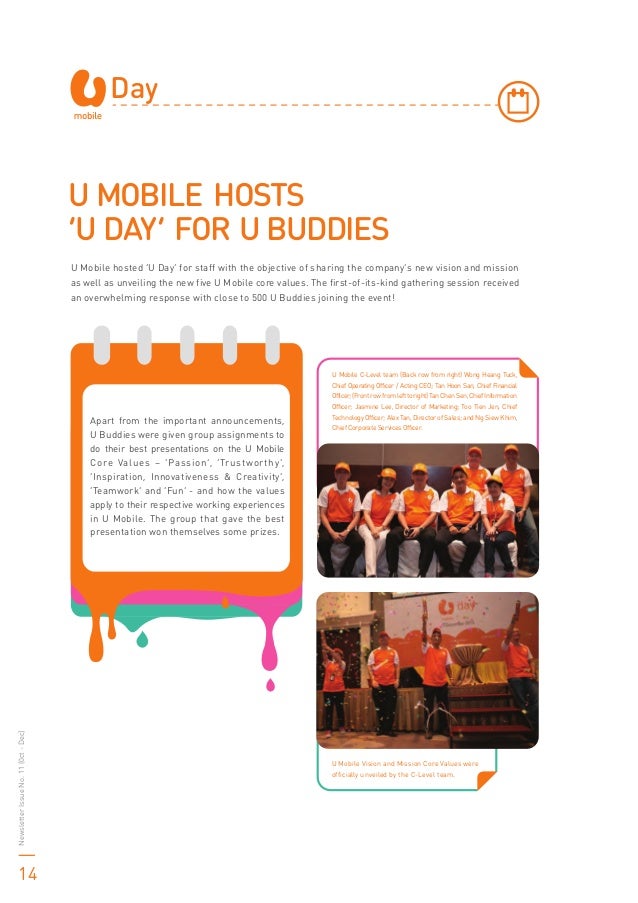 U Mobile News Letter Q4 13