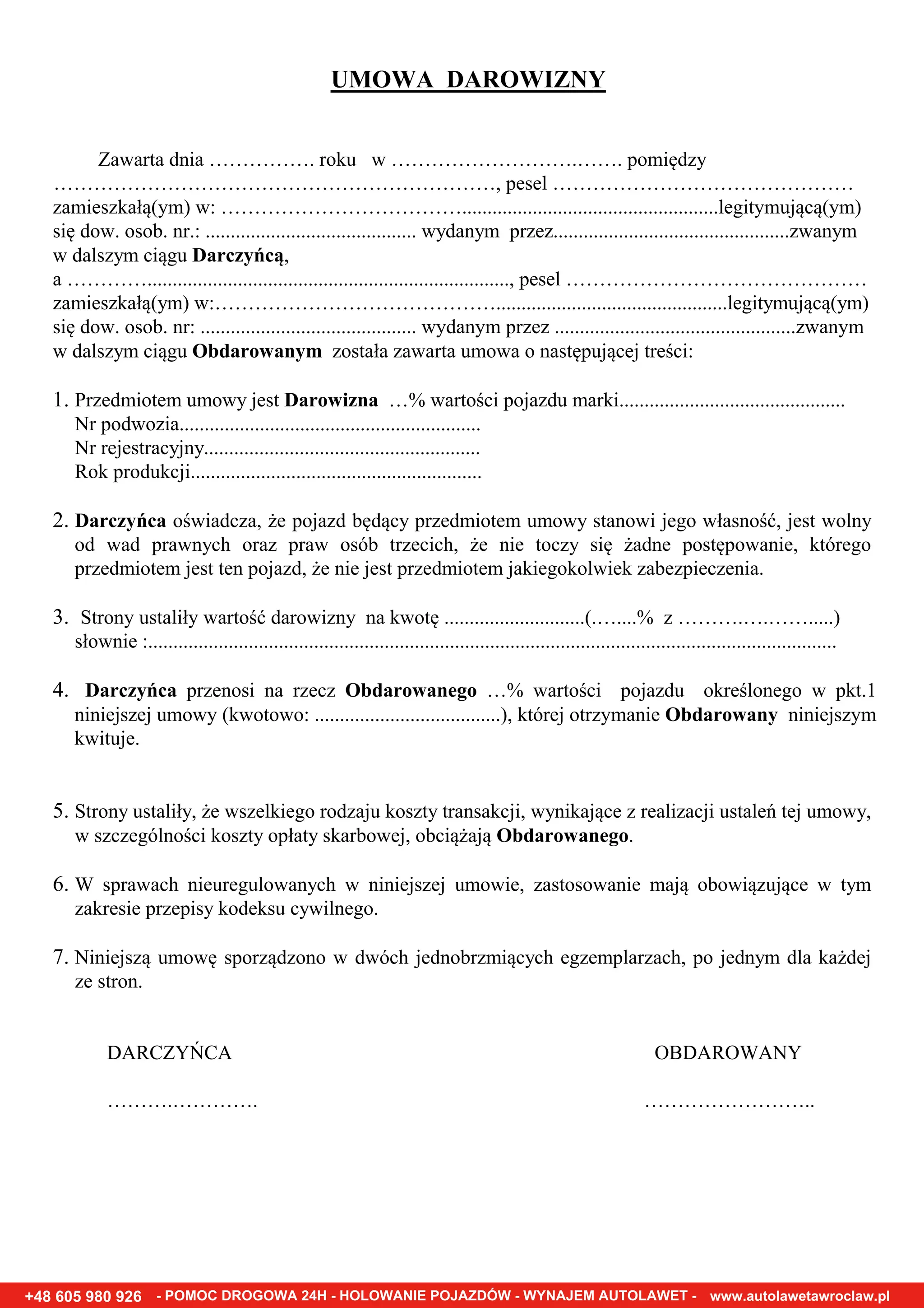 Umowa Darowizny samochodu PDF umowa-darowizny-samochodu-pdf