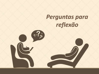 Perguntas para
reflexão
 