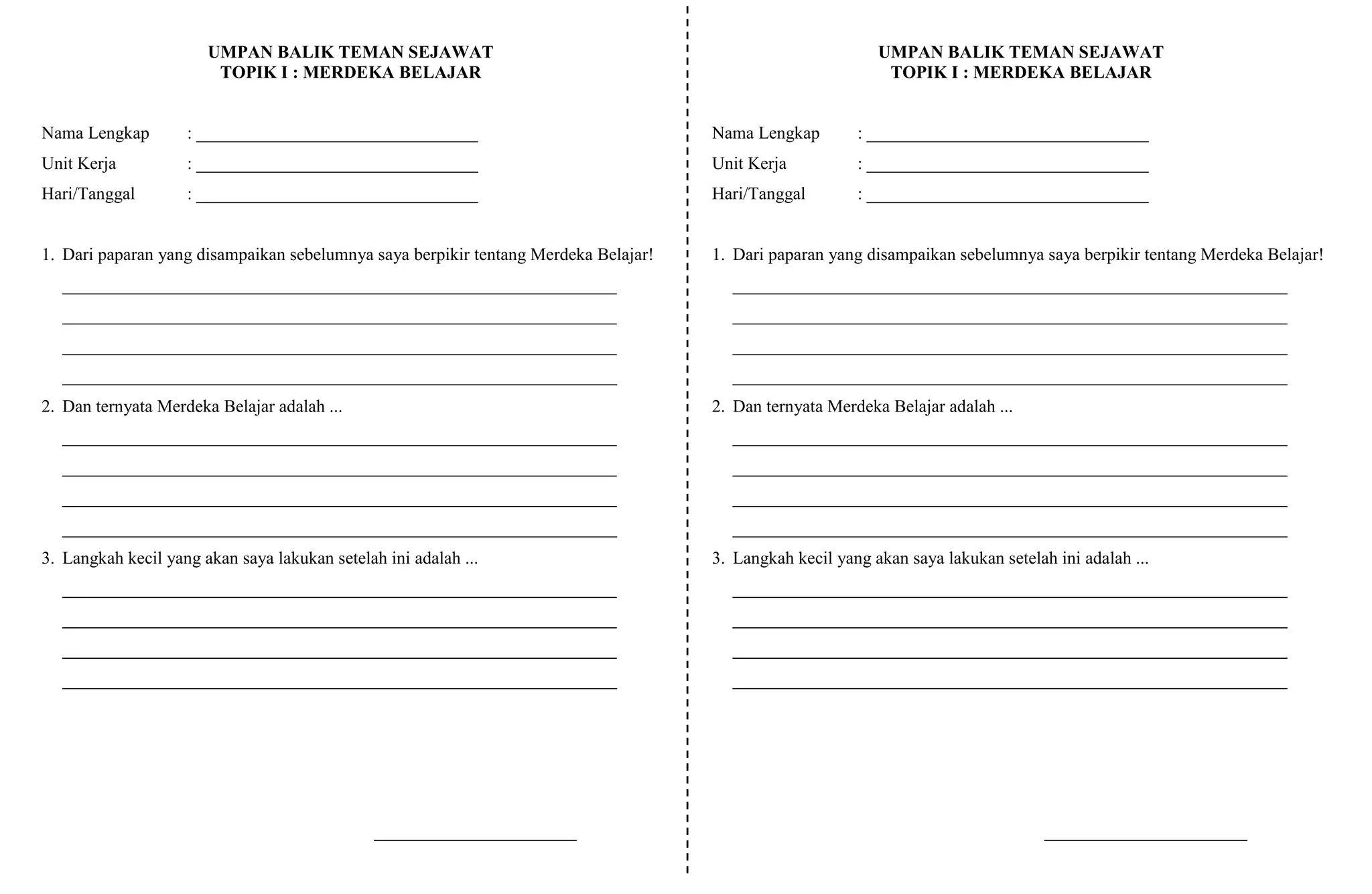 Karier & Teman Sejawat (the Professional Circle)