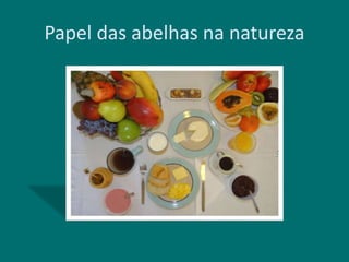 Papel das abelhas na natureza
 