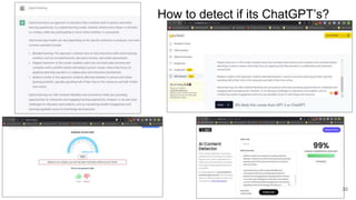 How to detect if its ChatGPT’s?
30
 