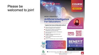 Please be
welcomed to join!
 