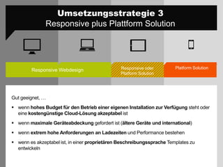 Umsetzungsstrategien für Cross-Plattform Projekte - IA Konferenz 2013 Klaus Rüggenmann Slide 66