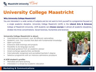 Um Student Recruitment | PPT