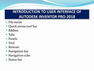 File Tool Status Inventor AutoDesk Inventor Professional-2018 | PPTX