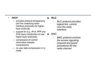 UMTS Protocols | PDF