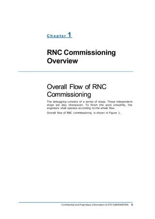Umtsrns 210 rnc commissioning preparation | DOC