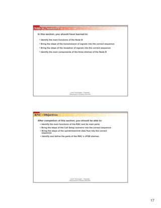 17
Lucent Technologies – Proprietary
Use pursuant to company instruction
Lucent Technologies – Proprietary
Use pursuant to company instruction
 
