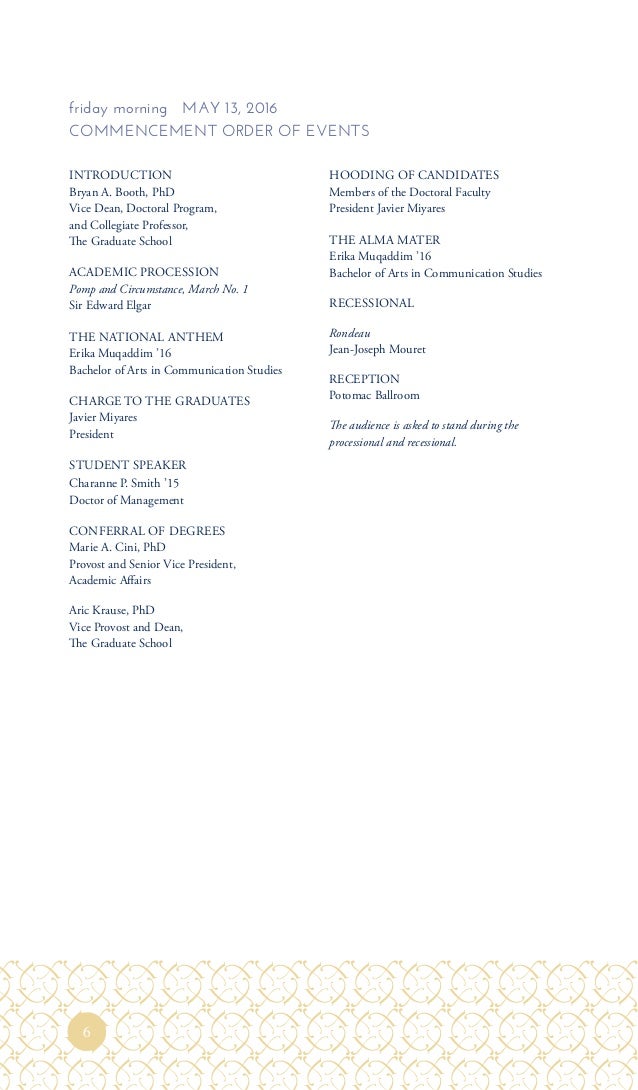 umuc 2016 commencement program