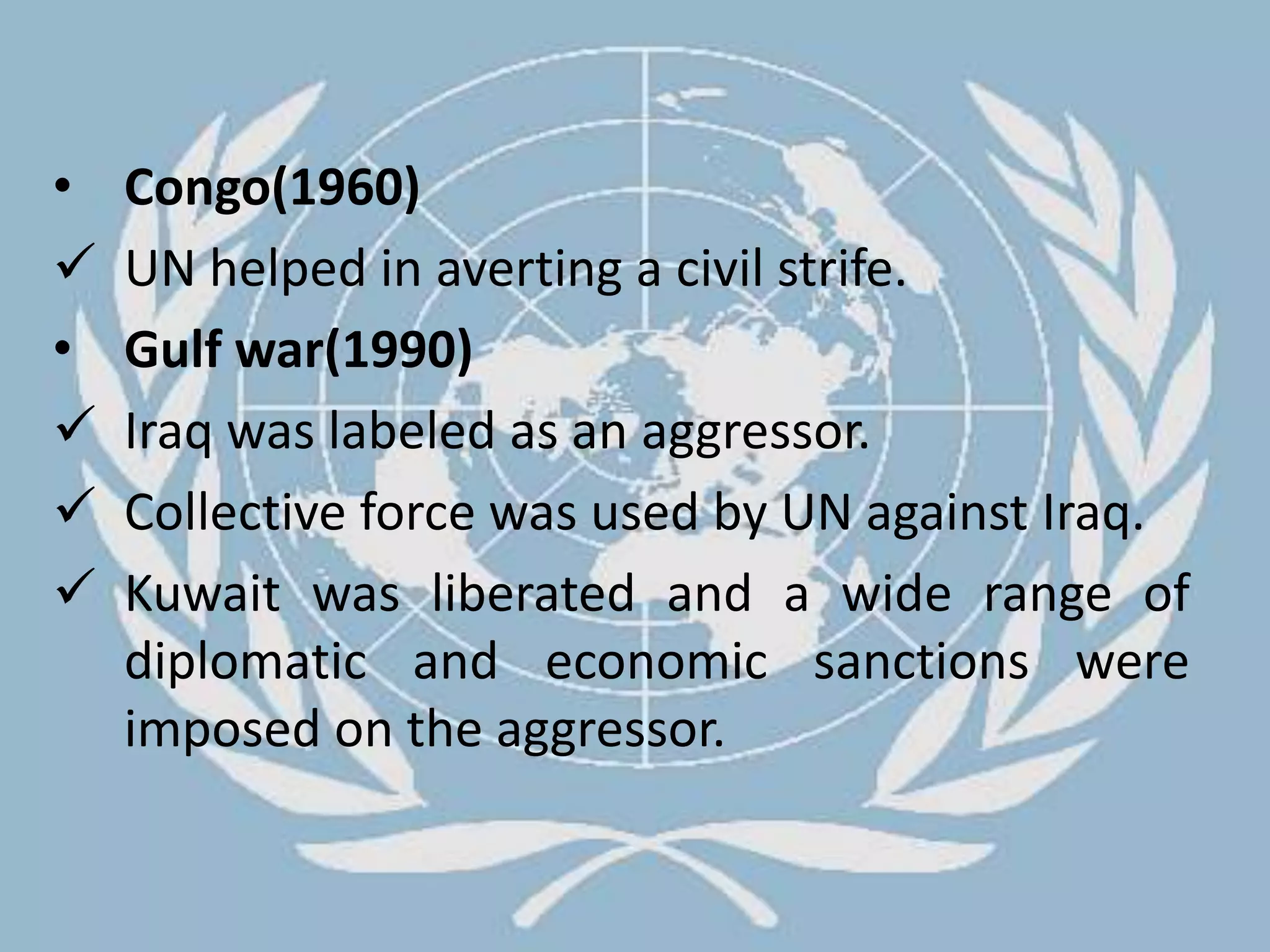 United Nations Emergency Force was established.