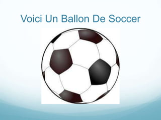 Voici Un Ballon De Soccer

 