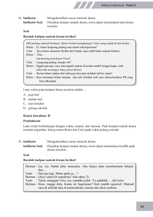 UN Bahasa Indonesia SMP 2015