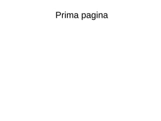 Prima pagina 