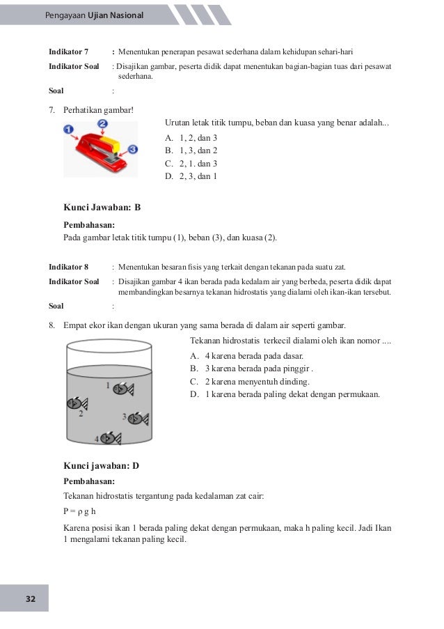Soal Pengayaan UN Fisika 2015