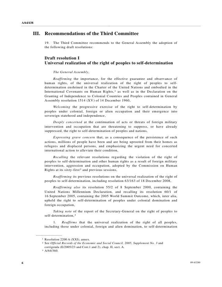 the right of self determination in the united nations The right of nations to self-determination what is meant by the self-determination of nations 395: 2 the historically concrete presentation of the question. the right of self determination in the united nations The right of nations to self-determination what is meant by the self-determination of nations 395: 2 the historically concrete presentation of the question.