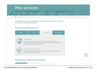 UN GÉNÉRATEUR DE SITES AVEC WORDPRESS ? WORDCAMP PARIS 2015 #WCPARIS
 