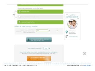 UN GÉNÉRATEUR DE SITES AVEC WORDPRESS ? WORDCAMP PARIS 2015 #WCPARIS
 