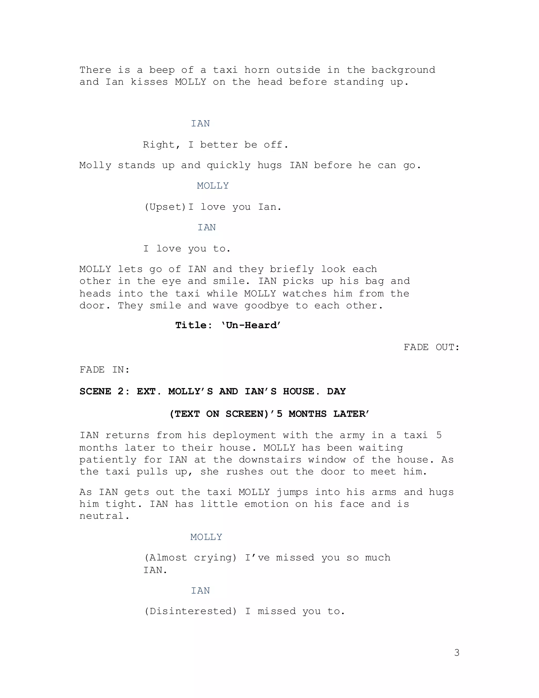 Un heard script final | PDF