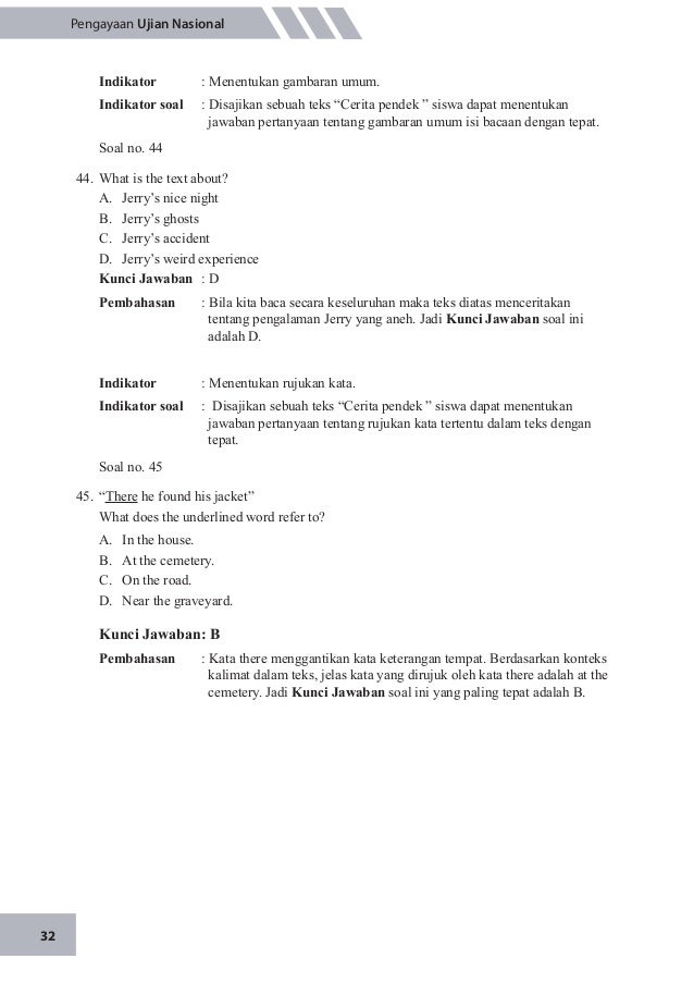 Soal Pengayaan Un Bahasa Inggris 2015