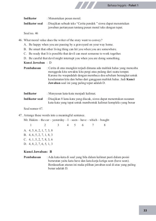 Un B Inggris 2014 2015