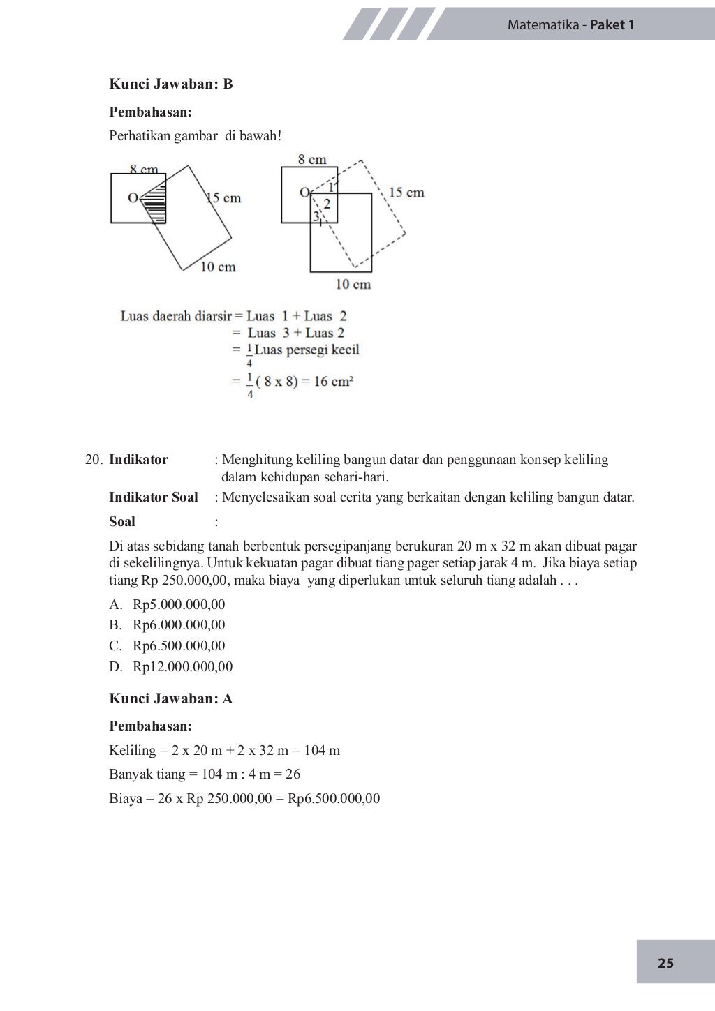 Soal Un Matematika 2015