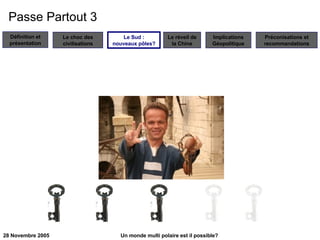 Passe Partout 3 Le Sud : nouveaux pôles? 
