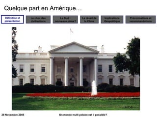 Quelque part en Amérique… Définition et présentation 